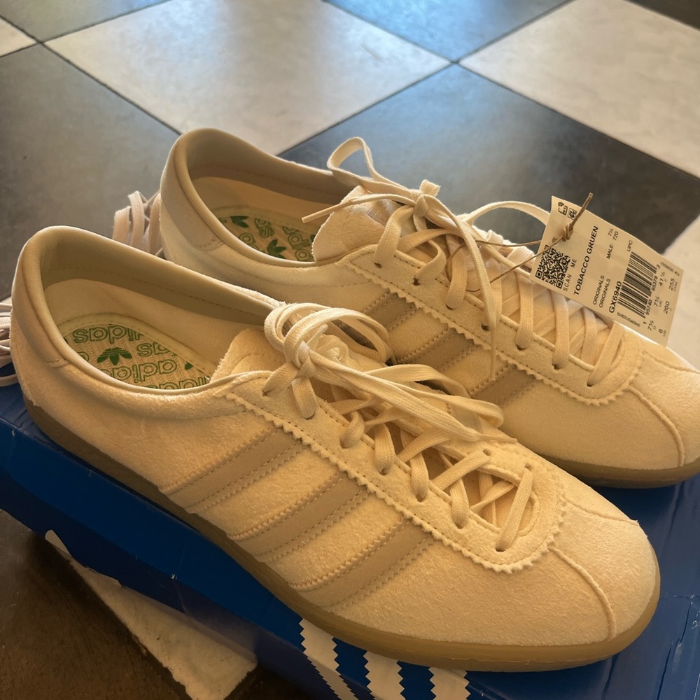 Adidas Tobacco Gruen Cream Bliss Sneakers - Picture 5 of 12